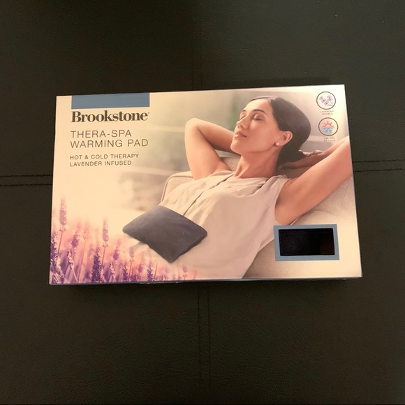 Brookstone thera spa warming pad lavender Clearance